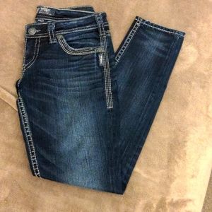 Silver Aiko skinny jeans